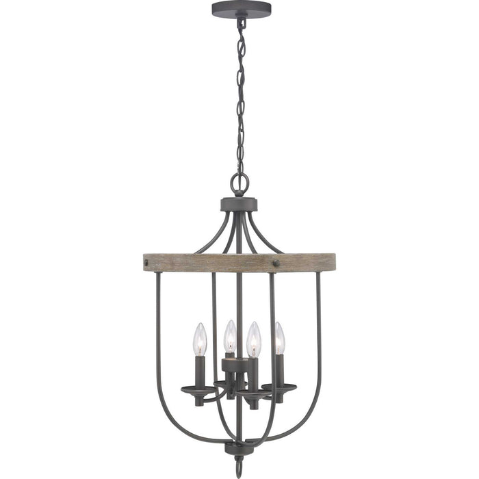 Myhouse Lighting Progress Lighting - P500157-143 - Four Light Foyer Pendant - Gulliver - Graphite