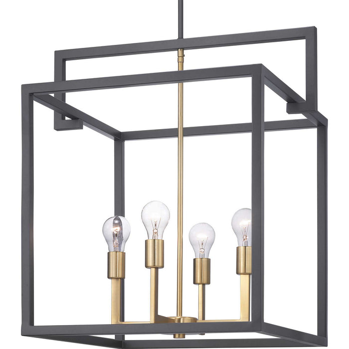 Myhouse Lighting Progress Lighting - P500168-143 - Four Light Pendant - Blakely - Graphite