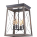 Myhouse Lighting Progress Lighting - P500178-020 - Four Light Foyer Pendant - Briarwood - Antique Bronze