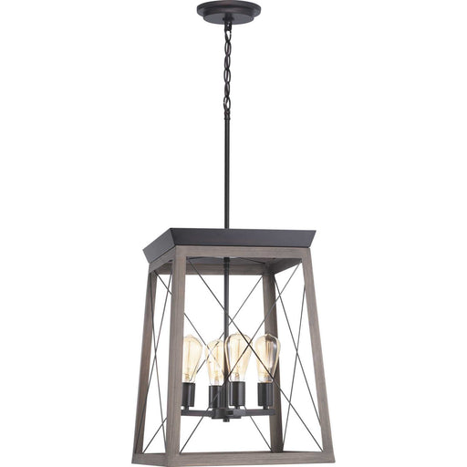 Myhouse Lighting Progress Lighting - P500178-020 - Four Light Foyer Pendant - Briarwood - Antique Bronze