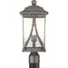 Myhouse Lighting Progress Lighting - P540011-103 - One Light Post Lantern - Abbott - Antique Pewter