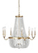 Myhouse Lighting Generation Lighting - F3280/8ADB - Eight Light Chandelier - Marielle - Antique Gild