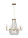 Myhouse Lighting Generation Lighting - F3280/8ADB - Eight Light Chandelier - Marielle - Antique Gild