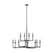 Myhouse Lighting Generation Lighting - F3290/12AI - 12 Light Chandelier - Ansley - Aged Iron