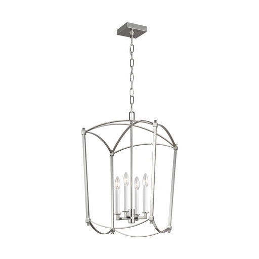 Myhouse Lighting Visual Comfort Studio - F3322/4PN - Four Light Lantern - Thayer - Polished Nickel