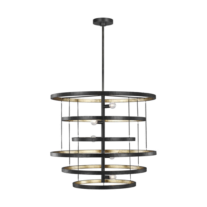 Myhouse Lighting Generation Lighting - F3340/5AI/ADB - Five Light Chandelier - Celeste - Aged Iron