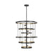 Myhouse Lighting Generation Lighting - F3341/8AI/ADB - Eight Light Chandelier - Celeste - Aged Iron