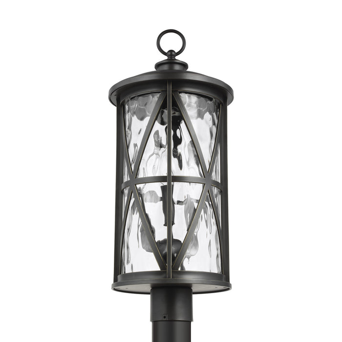 Myhouse Lighting Generation Lighting - OL15207ANBZ - Three Light Outdoor Post Lantern - Millbrooke - Antique Bronze