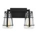 Myhouse Lighting Generation Lighting - VS2472MBK - Two Light Vanity - Adelaide - Midnight Black