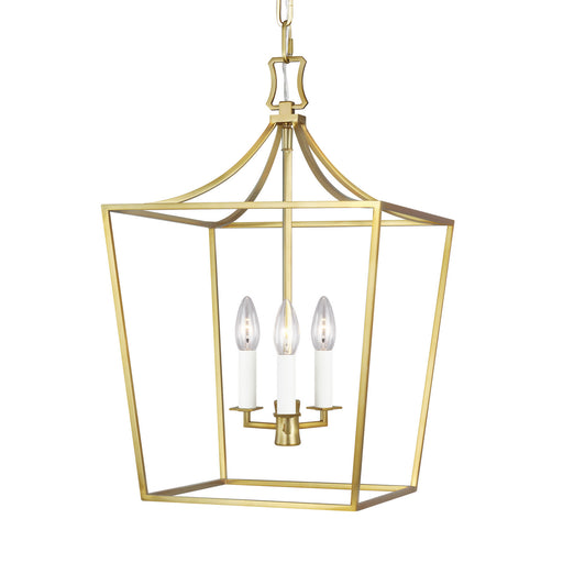 Myhouse Lighting Visual Comfort Studio - CC1003BBS - Three Light Lantern - Southold - Burnished Brass