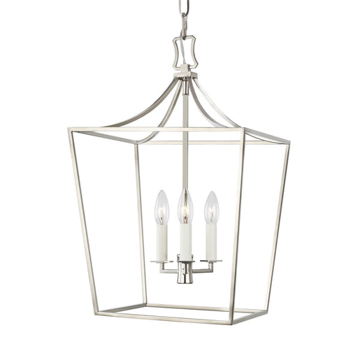 Myhouse Lighting Visual Comfort Studio - CC1003PN - Three Light Lantern - Southold - Polished Nickel