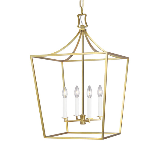 Myhouse Lighting Visual Comfort Studio - CC1014BBS - Four Light Lantern - Southold - Burnished Brass