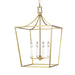 Myhouse Lighting Visual Comfort Studio - CC1014BBS - Four Light Lantern - Southold - Burnished Brass