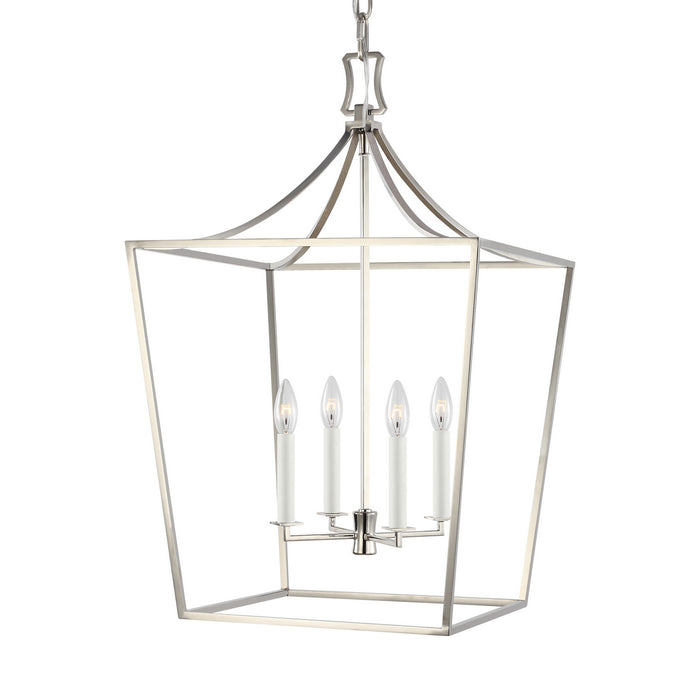 Myhouse Lighting Visual Comfort Studio - CC1014PN - Four Light Lantern - Southold - Polished Nickel