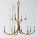 Myhouse Lighting Visual Comfort Studio - CC10612ADB - 12 Light Chandelier - Westerly - Antique Gild