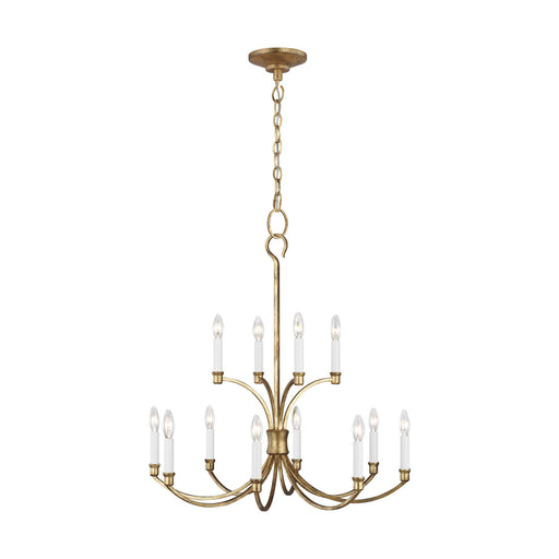 Myhouse Lighting Visual Comfort Studio - CC10612ADB - 12 Light Chandelier - Westerly - Antique Gild