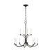 Myhouse Lighting Visual Comfort Studio - CC10612SMS - 12 Light Chandelier - Westerly - Smith Steel