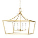 Myhouse Lighting Visual Comfort Studio - CC1044BBS - Four Light Lantern - Southold - Burnished Brass