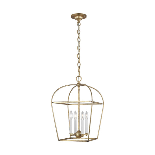 Myhouse Lighting Visual Comfort Studio - CC1084ADB - Four Light Lantern - Stonington - Antique Gild