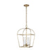 Myhouse Lighting Visual Comfort Studio - CC1084ADB - Four Light Lantern - Stonington - Antique Gild