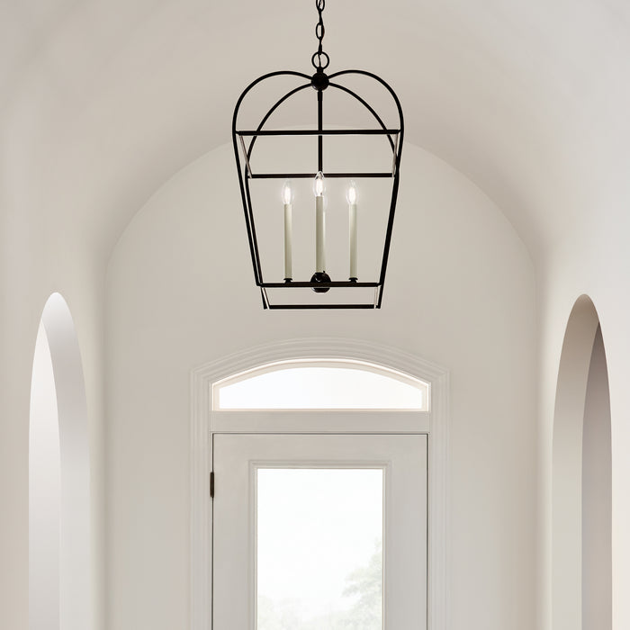 Myhouse Lighting Visual Comfort Studio - CC1094SMS - Four Light Lantern - Stonington - Smith Steel