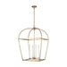 Myhouse Lighting Visual Comfort Studio - CC1104ADB - Four Light Lantern - Stonington - Antique Gild