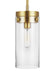 Myhouse Lighting Visual Comfort Studio - CP1001BBS - One Light Pendant - Garrett - Burnished Brass