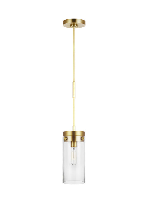 Myhouse Lighting Visual Comfort Studio - CP1001BBS - One Light Pendant - Garrett - Burnished Brass
