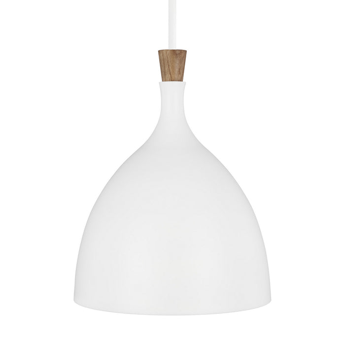 Myhouse Lighting Visual Comfort Studio - EP1071MWT - One Light Pendant - Darwin - Matte White