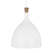 Myhouse Lighting Visual Comfort Studio - EP1071MWT - One Light Pendant - Darwin - Matte White