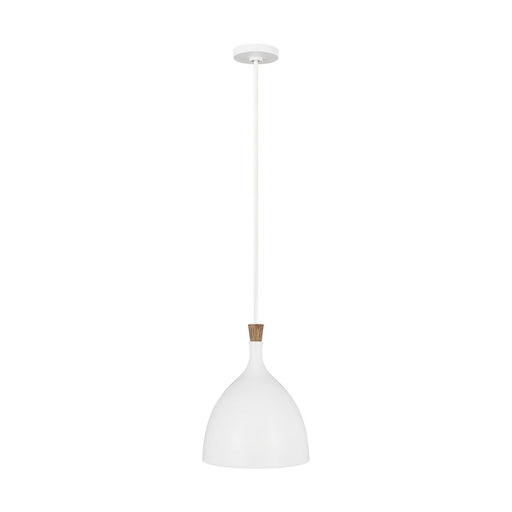 Myhouse Lighting Visual Comfort Studio - EP1071MWT - One Light Pendant - Darwin - Matte White