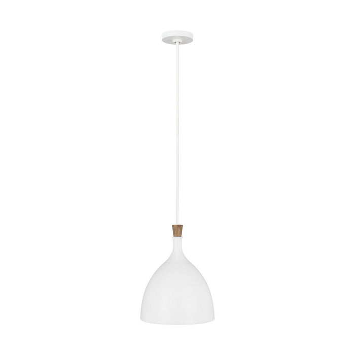 Myhouse Lighting Visual Comfort Studio - EP1071MWT - One Light Pendant - Darwin - Matte White