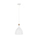 Myhouse Lighting Visual Comfort Studio - EP1071MWT - One Light Pendant - Darwin - Matte White