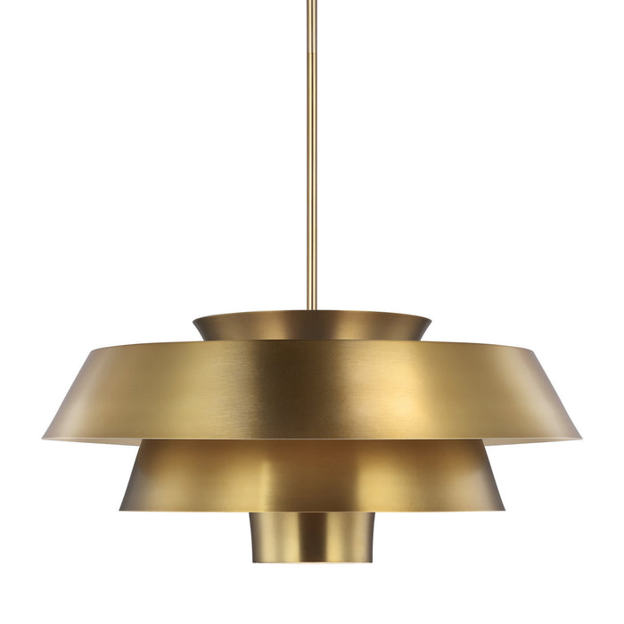 Myhouse Lighting Visual Comfort Studio - EP1081BBS - One Light Pendant - Brisbin - Burnished Brass