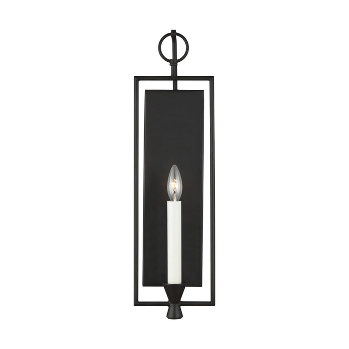 Myhouse Lighting Visual Comfort Studio - CW1021AI - One Light Wall Sconce - Keystone - Aged Iron