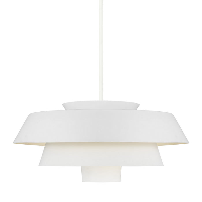 Myhouse Lighting Visual Comfort Studio - EP1081MWT - One Light Pendant - Brisbin - Matte White