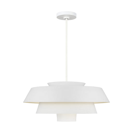 Myhouse Lighting Visual Comfort Studio - EP1081MWT - One Light Pendant - Brisbin - Matte White