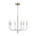 Myhouse Lighting Visual Comfort Studio - EC1006PN - Six Light Chandelier - Brianna - Polished Nickel