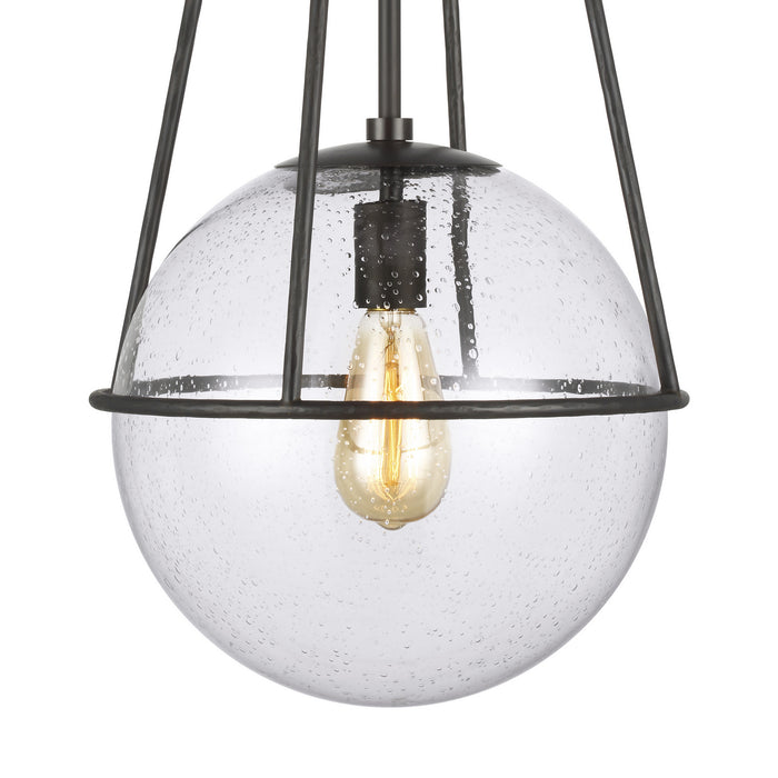 Myhouse Lighting Visual Comfort Studio - EP1101AI - One Light Pendant - Atlas - Aged Iron