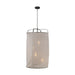 Myhouse Lighting Visual Comfort Studio - EP1124AI - Four Light Pendant - Dunne - Aged Iron