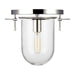 Myhouse Lighting Visual Comfort Studio - KF1051PN - One Light Flush Mount - Nuance - Polished Nickel