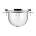 Myhouse Lighting Visual Comfort Studio - KF1061PN - One Light Flush Mount - Nuance - Polished Nickel