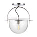 Myhouse Lighting Visual Comfort Studio - KF1081PN - One Light Semi-Flush Mount - Nuance - Polished Nickel