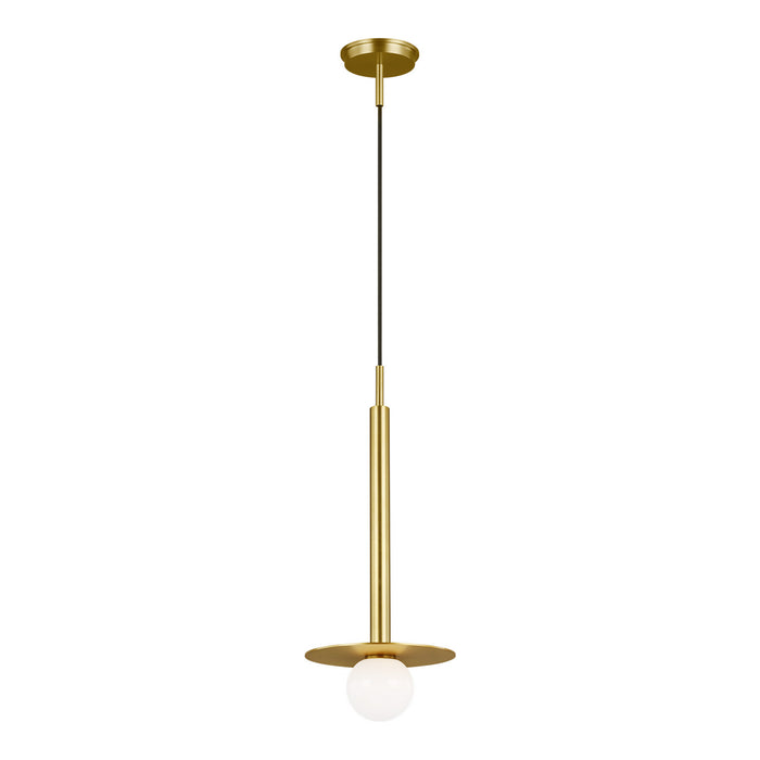 Myhouse Lighting Visual Comfort Studio - KP1001BBS - One Light Pendant - Nodes - Burnished Brass