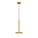 Myhouse Lighting Visual Comfort Studio - KP1001BBS - One Light Pendant - Nodes - Burnished Brass