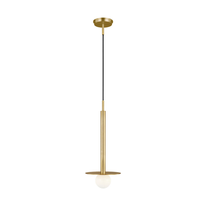 Myhouse Lighting Visual Comfort Studio - KP1001BBS - One Light Pendant - Nodes - Burnished Brass