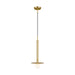 Myhouse Lighting Visual Comfort Studio - KP1001BBS - One Light Pendant - Nodes - Burnished Brass