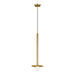 Myhouse Lighting Visual Comfort Studio - KP1011BBS - One Light Pendant - Nodes - Burnished Brass