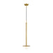 Myhouse Lighting Visual Comfort Studio - KP1011BBS - One Light Pendant - Nodes - Burnished Brass