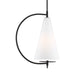 Myhouse Lighting Visual Comfort Studio - KP1041MBK - One Light Pendant - Gesture - Midnight Black